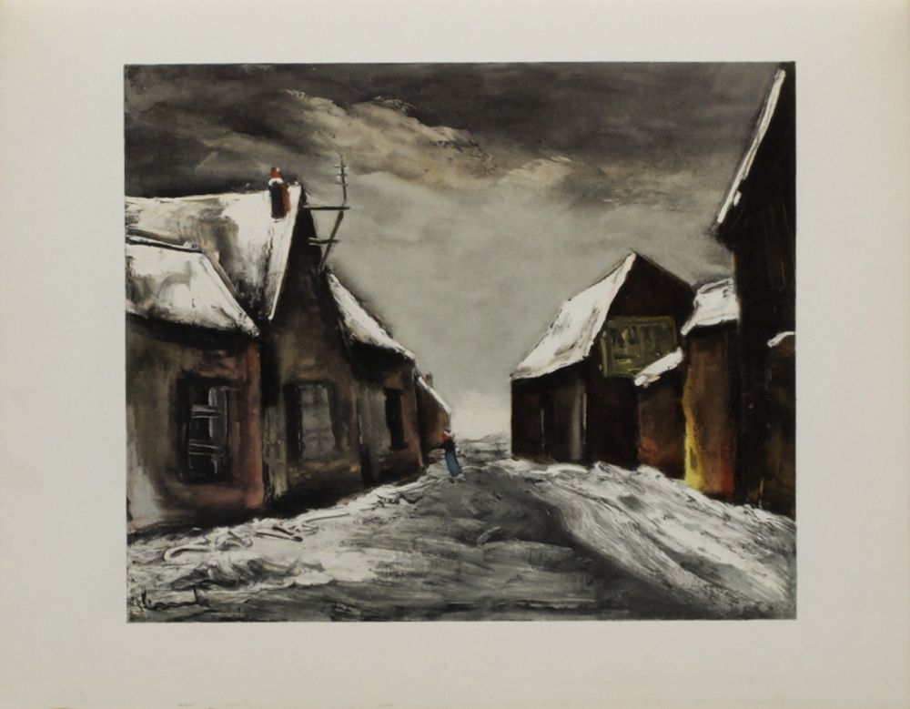 Sauret suite - 1946 - Allainville sous la neige