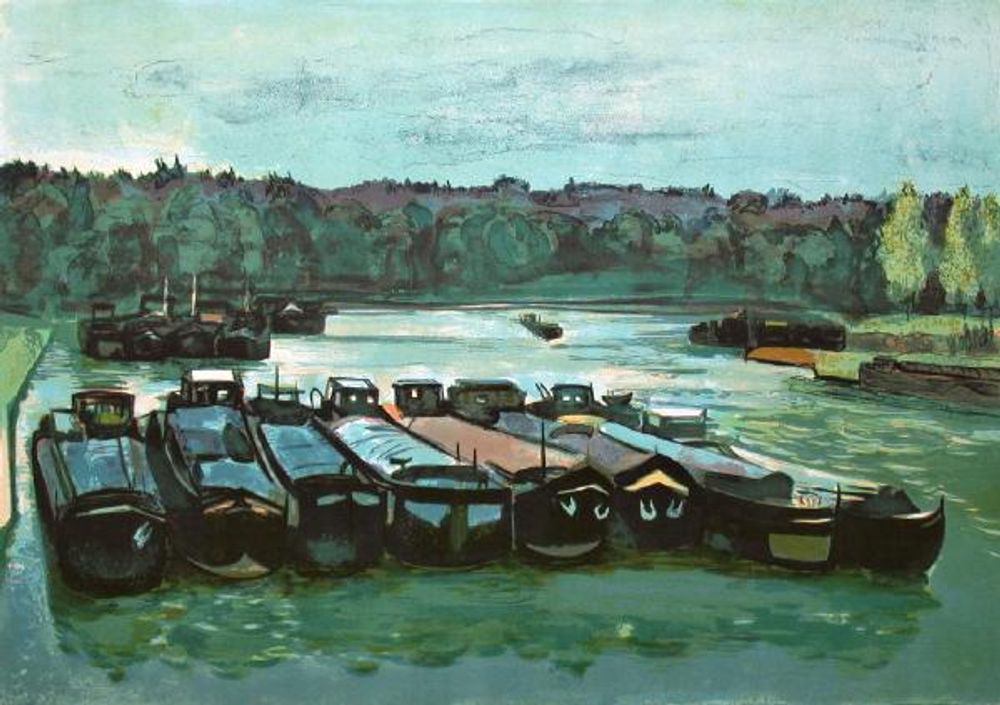 Péniches sur la Seine