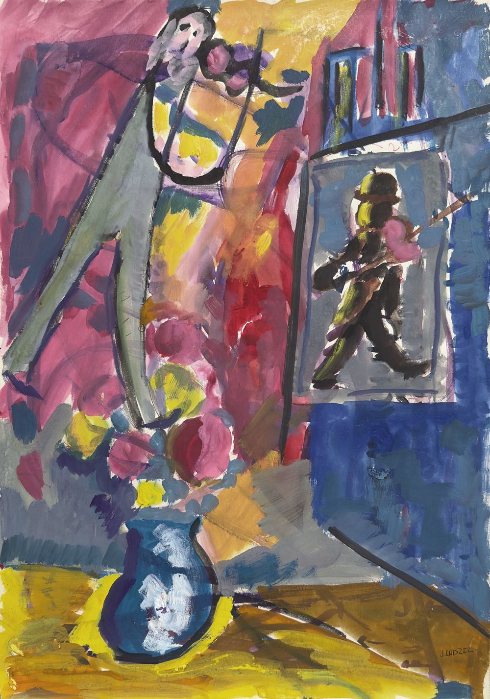 Le violoniste au chevalet