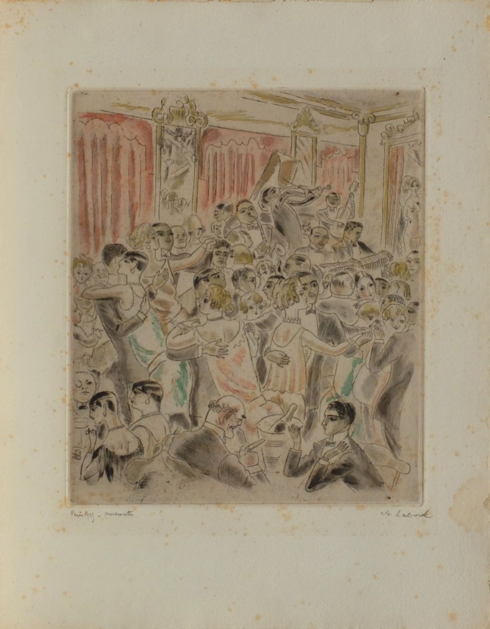 Rues et visages de Paris - Bal à Montmartre