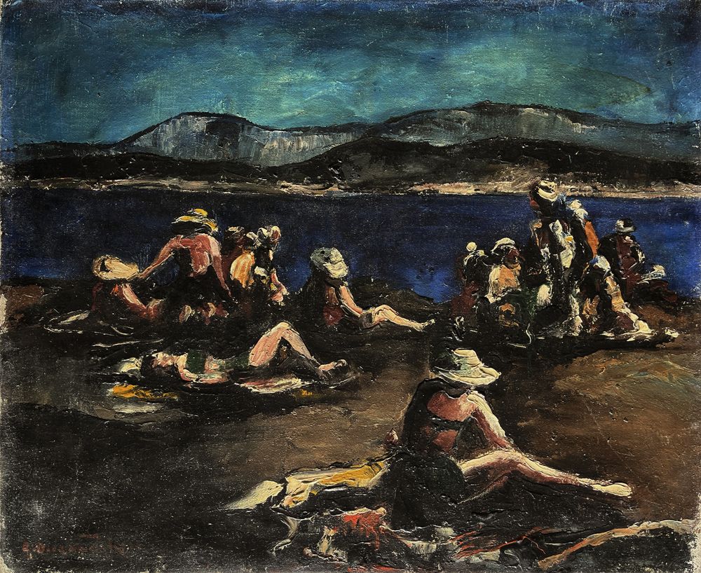 Scène de plage vers La Ciotat