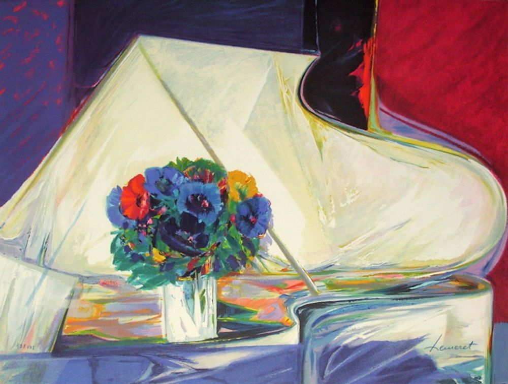 Le bouquet au piano II