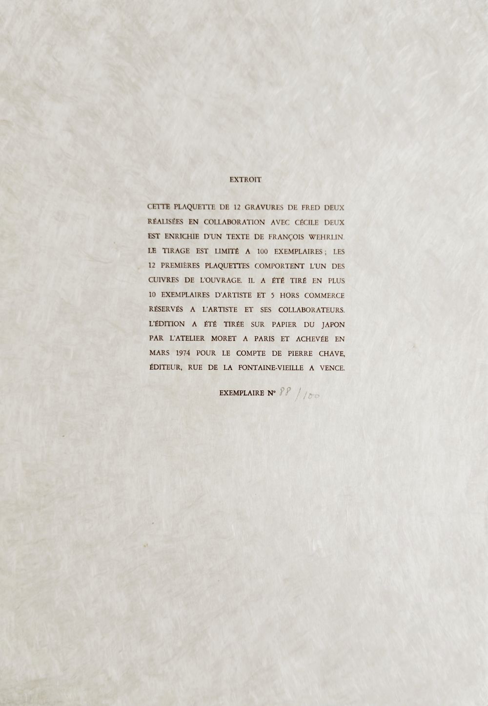 Extroït - 12 gravures signées — vue 14