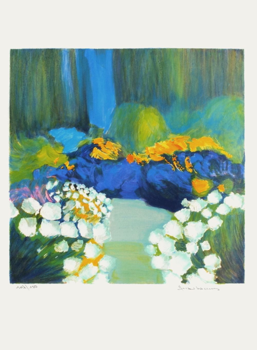 L'allée en fleurs