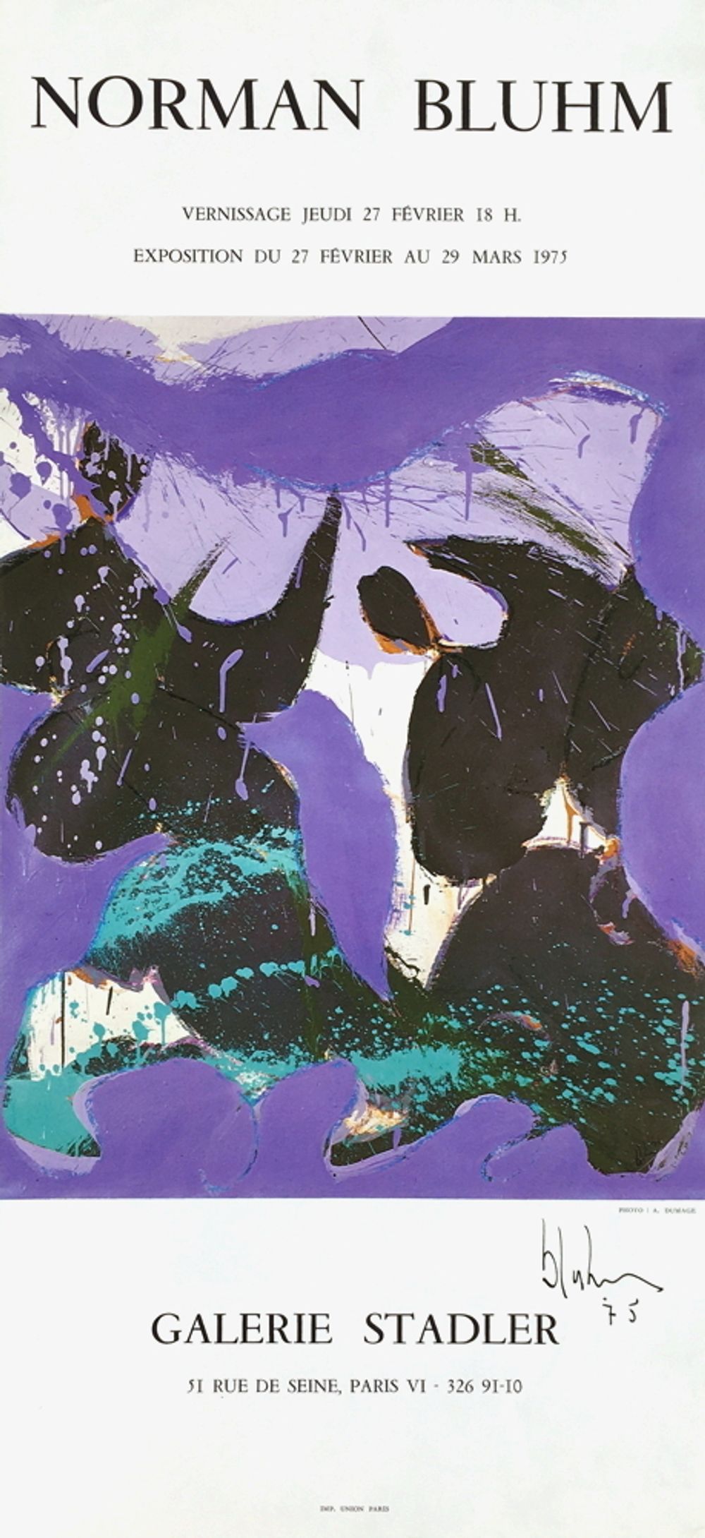 Expo 75 - Galerie Stadler (signed)
