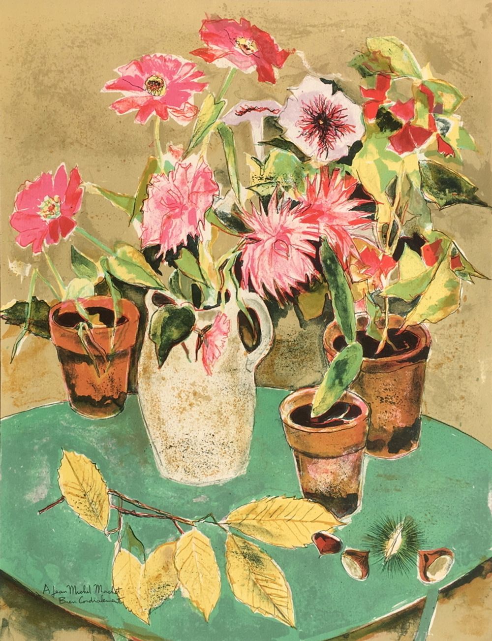 Les pots de fleurs IIIa