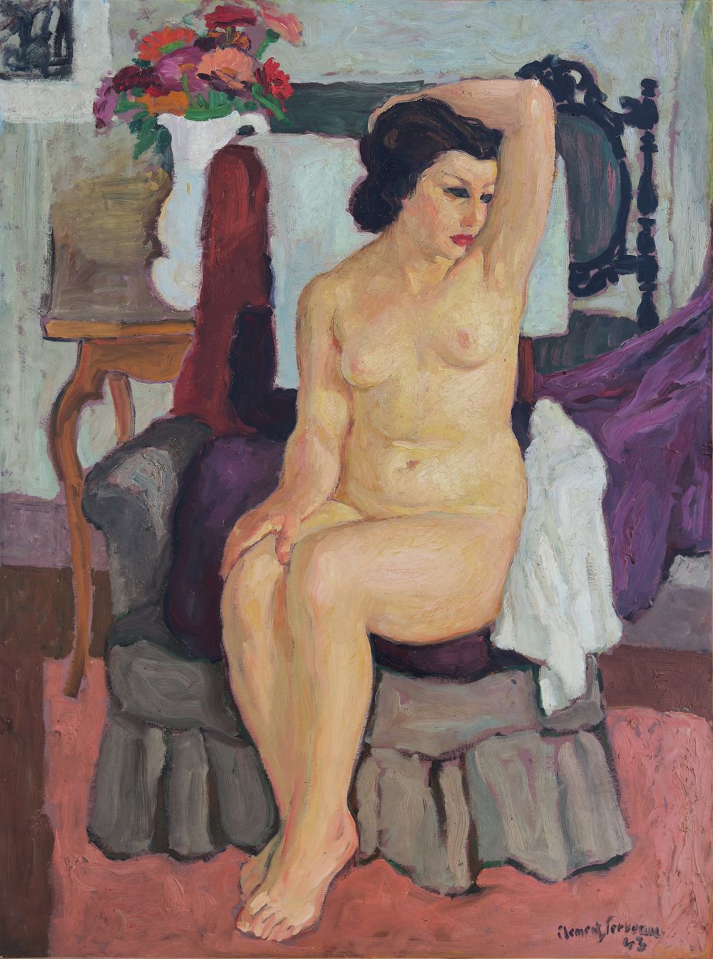 Nu à l'atelier