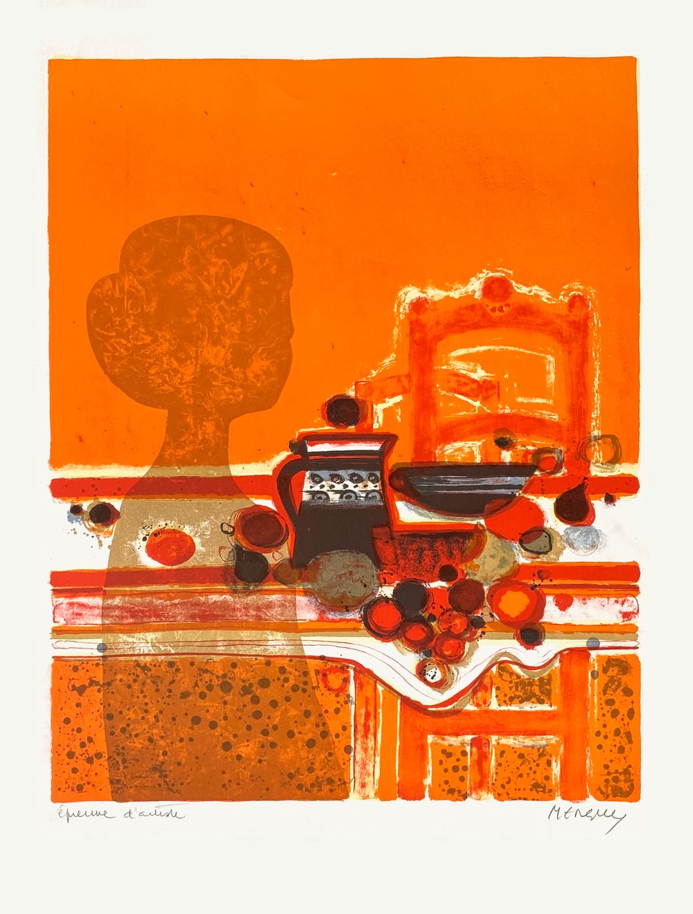 1971 - Ombre à la chaise rouge