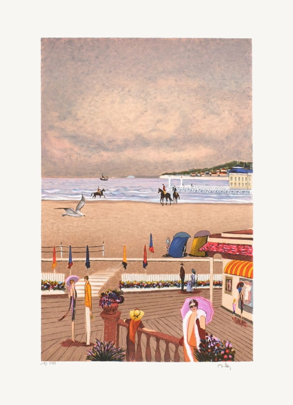 Deauville, bord de mer