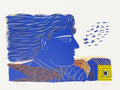 Profil bleu à la myrte