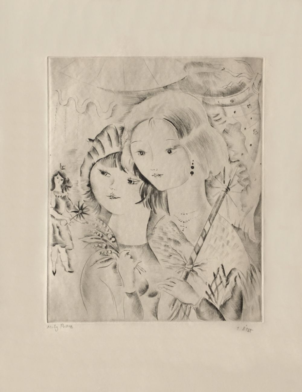 Jeunes filles à l'ombrelle II