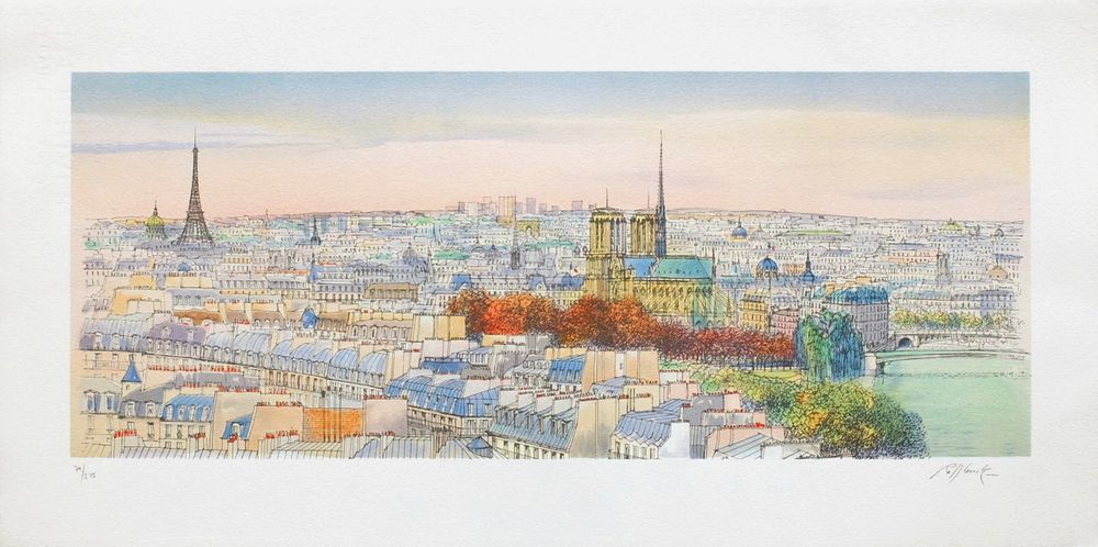 Paris - panorama vers Notre-Dame II