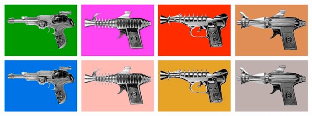 Ray Guns (portfolio of 8)