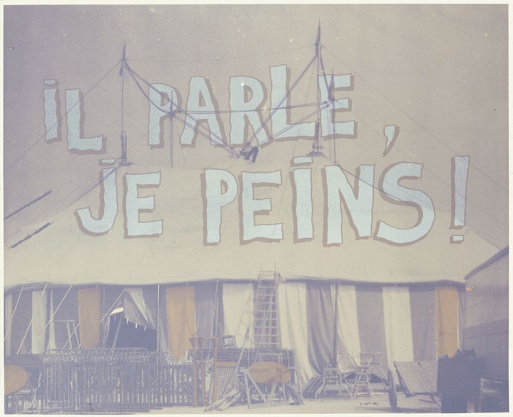 Il parle, je peins