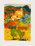 Village sur la colline