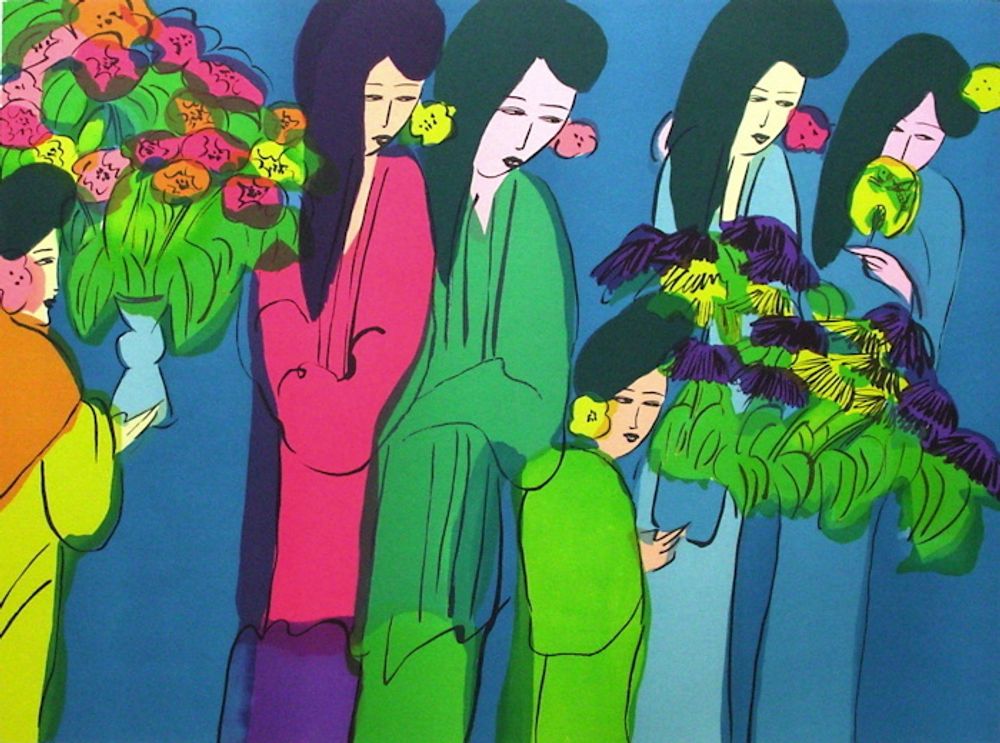 Offrande de fleurs