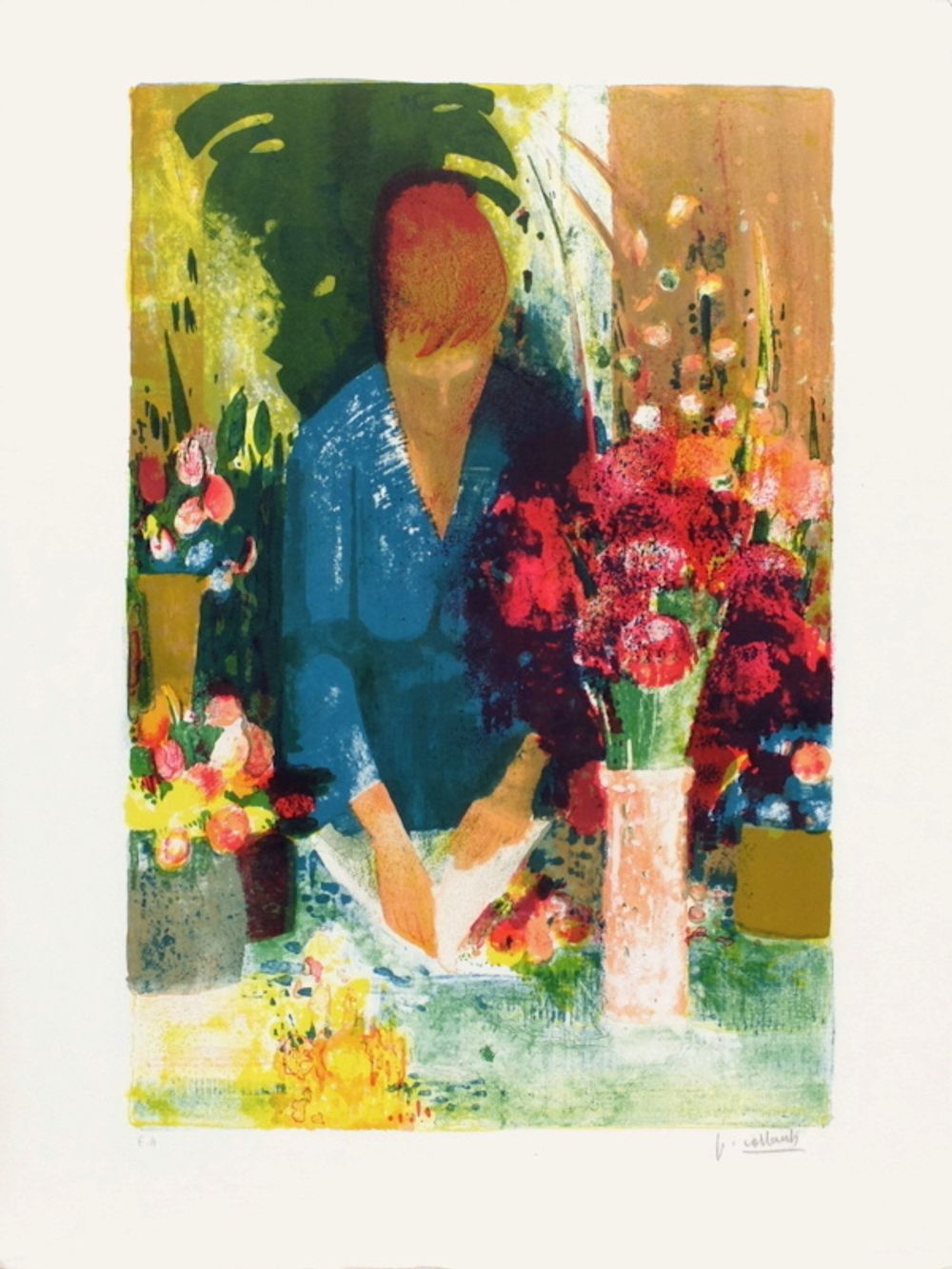 Marchande de fleurs