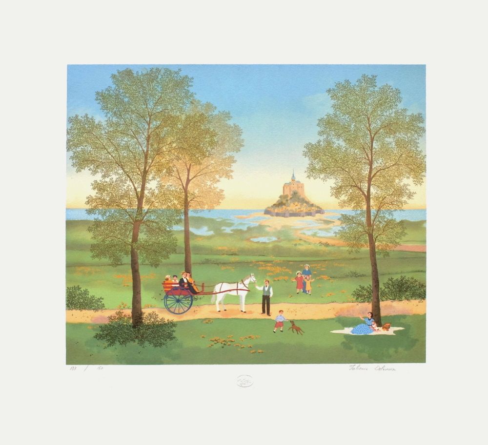 Les quatre saisons - Printemps au Mont Saint Michel
