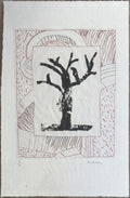 Arbre central, au rouge