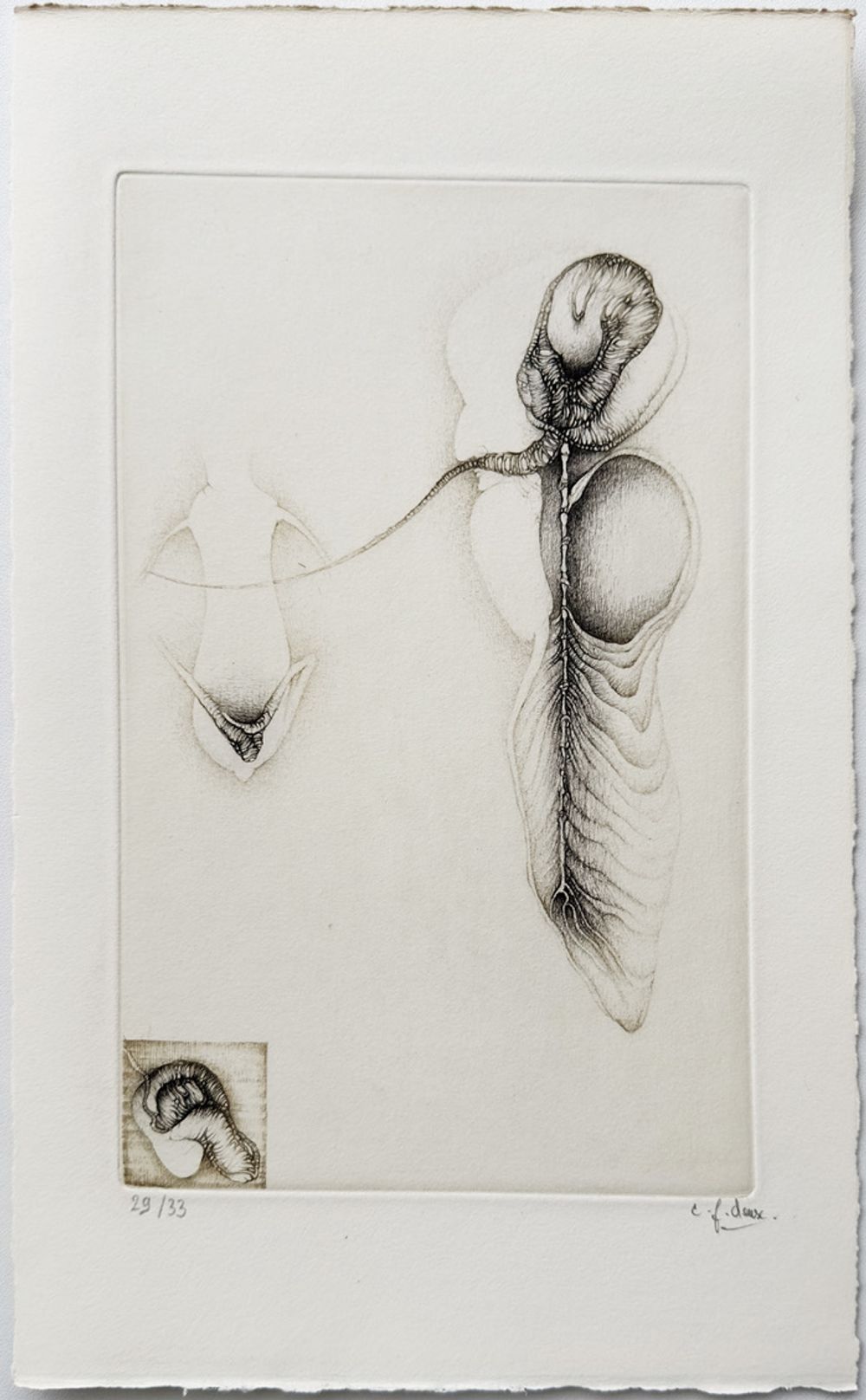 Lettres à mon double (2 gravures signées) — vue 4