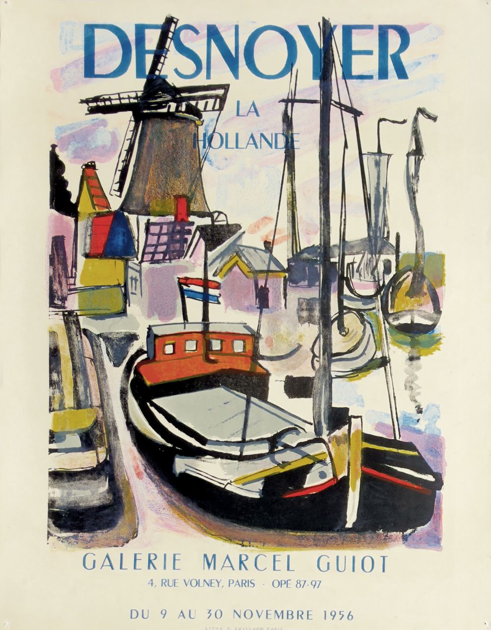 Expo 56 - Galerie Marcel Guiot - Desnoyer et la Hollande