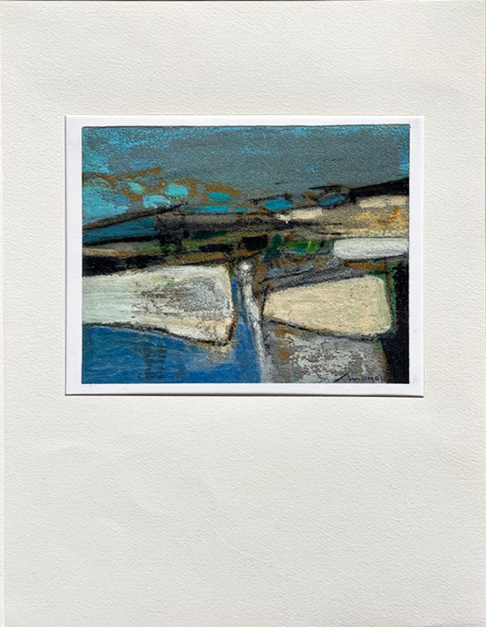 Hier - 1 pastel et 7 gravures signés