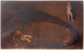 Le monstre (plaque de cuivre - copperplate)