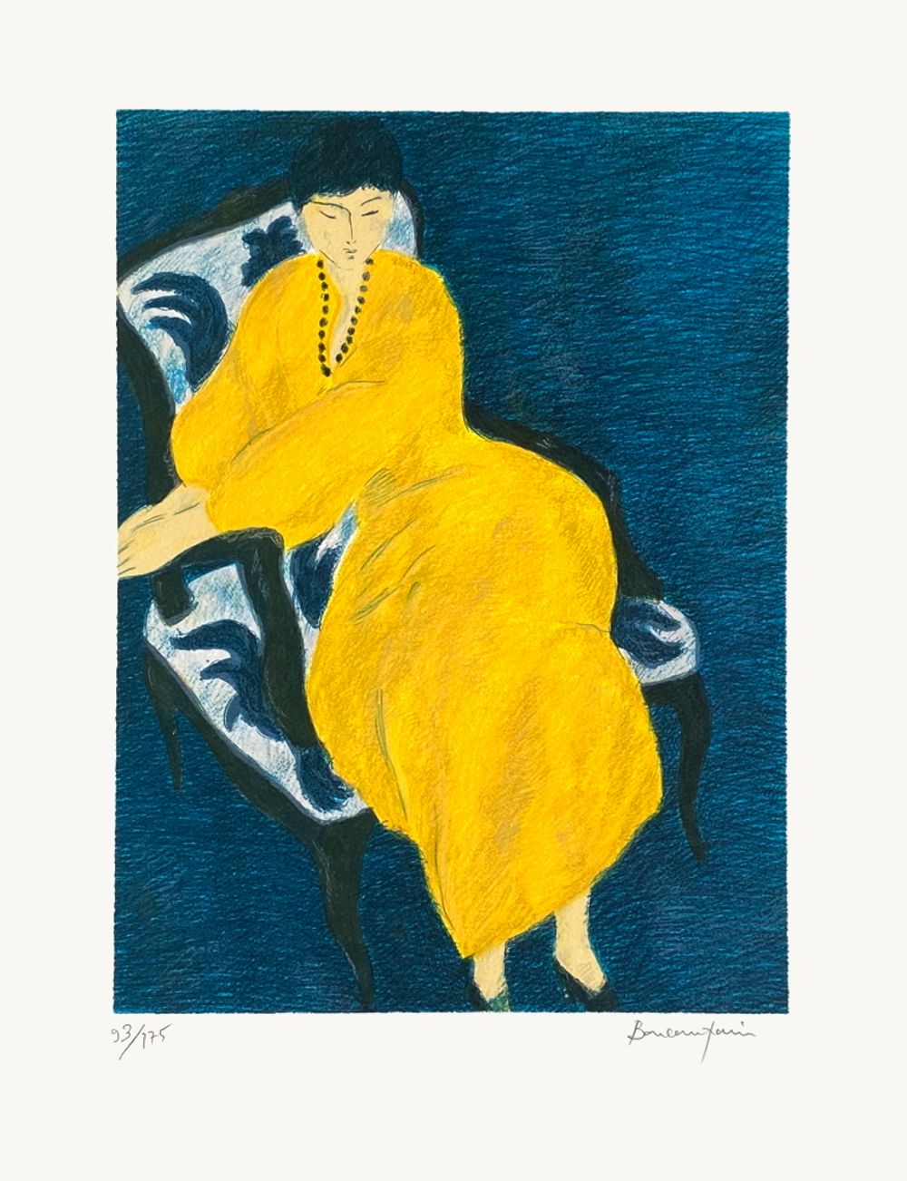 Le peignoir jaune