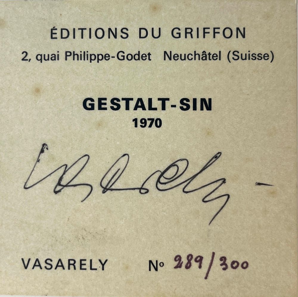 Gestalt-Sin (3D sculpture) — vue 2