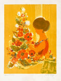 1968 - Femme composant un bouquet I