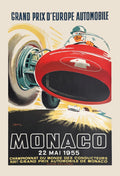 Monaco 1955 Grand Prix d'Europe automobile par Jacques Ramel