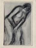 Pastels et dessins - La femme surprise