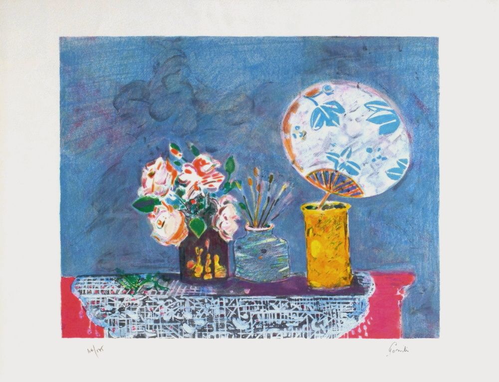 Nature morte à l'éventail