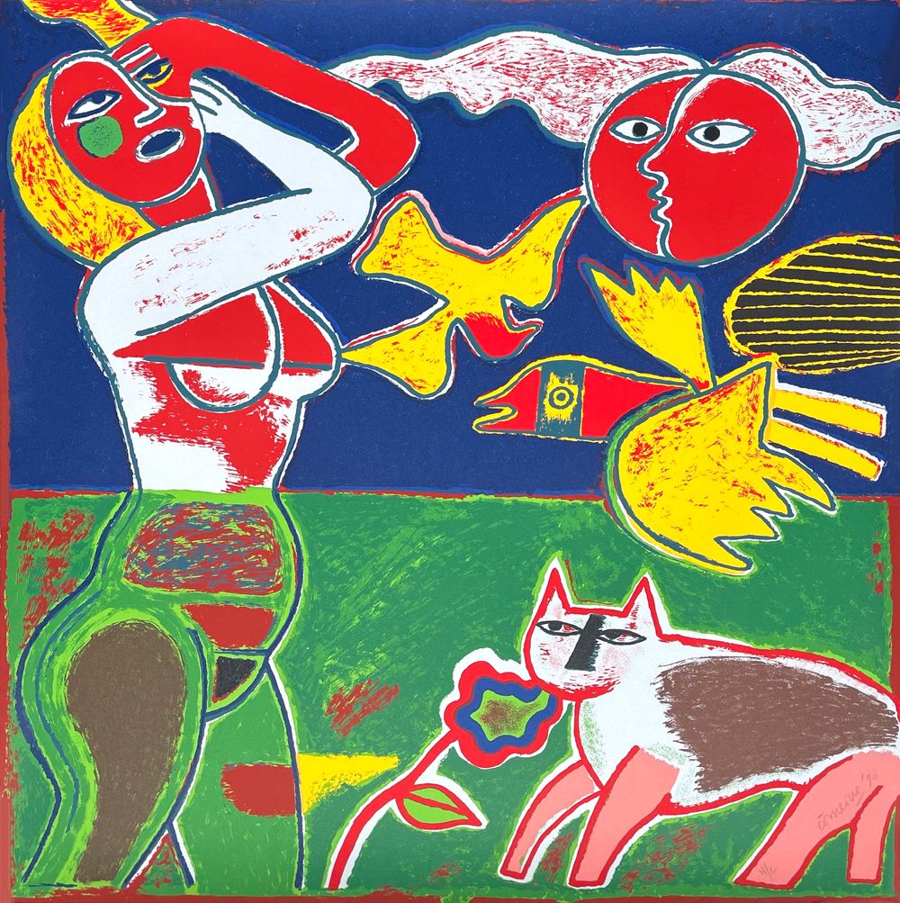 1990 - Nu dans le pré
