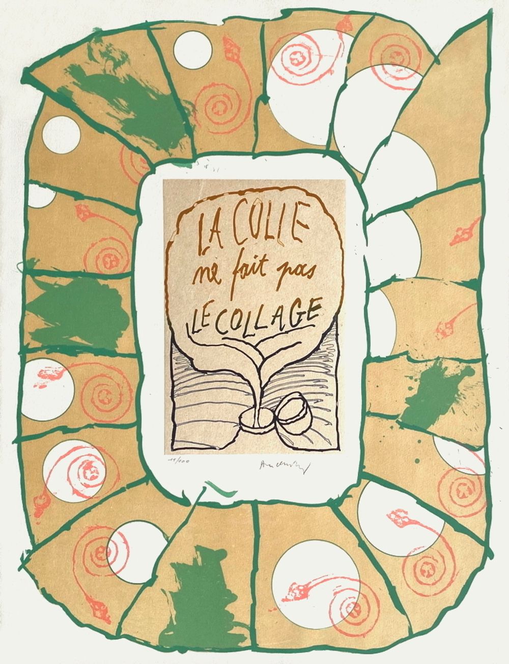 La colle ne fait pas le collage
