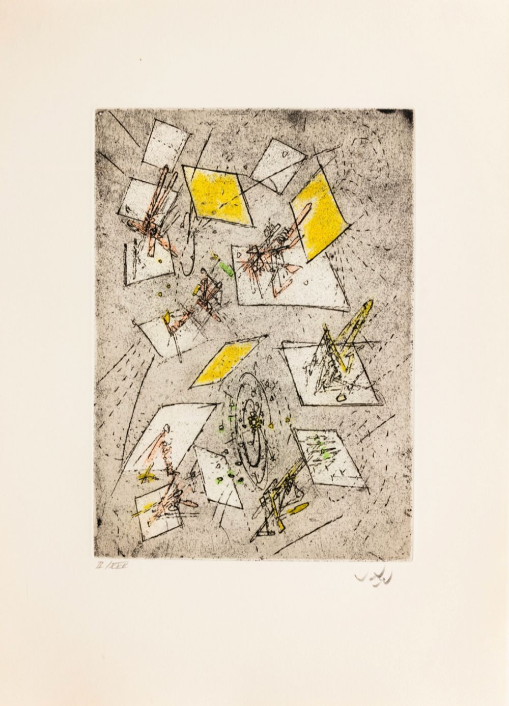 Droites libérées (28 etchings signed)