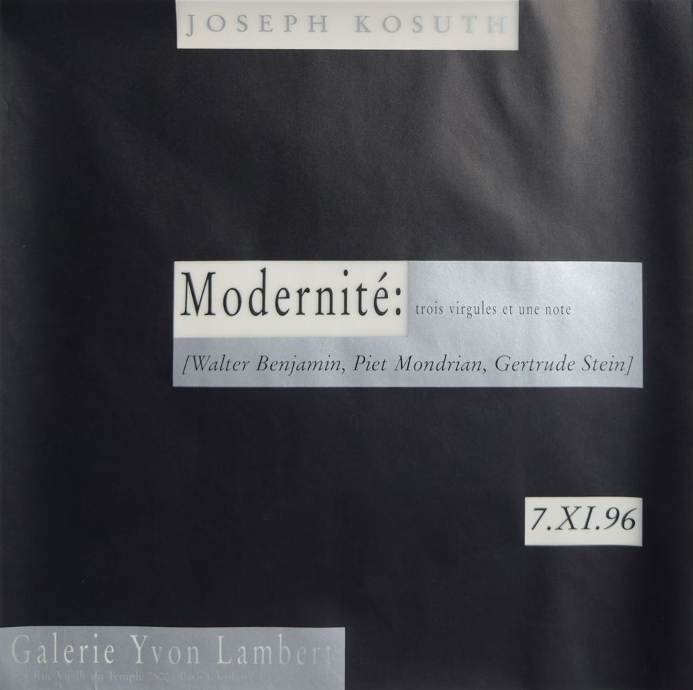 Joseph KOSUTH
