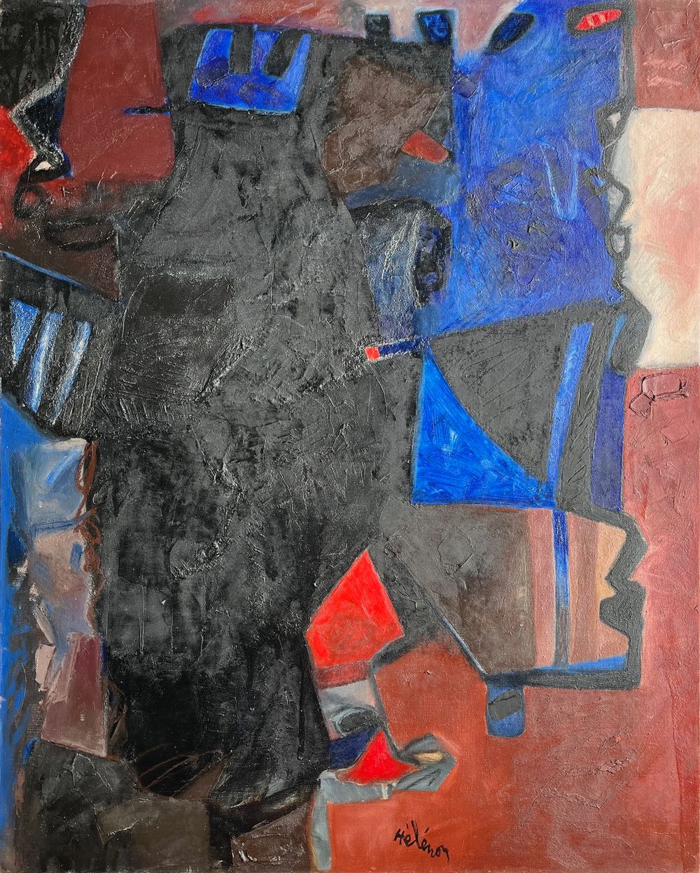 Rouge et bleu