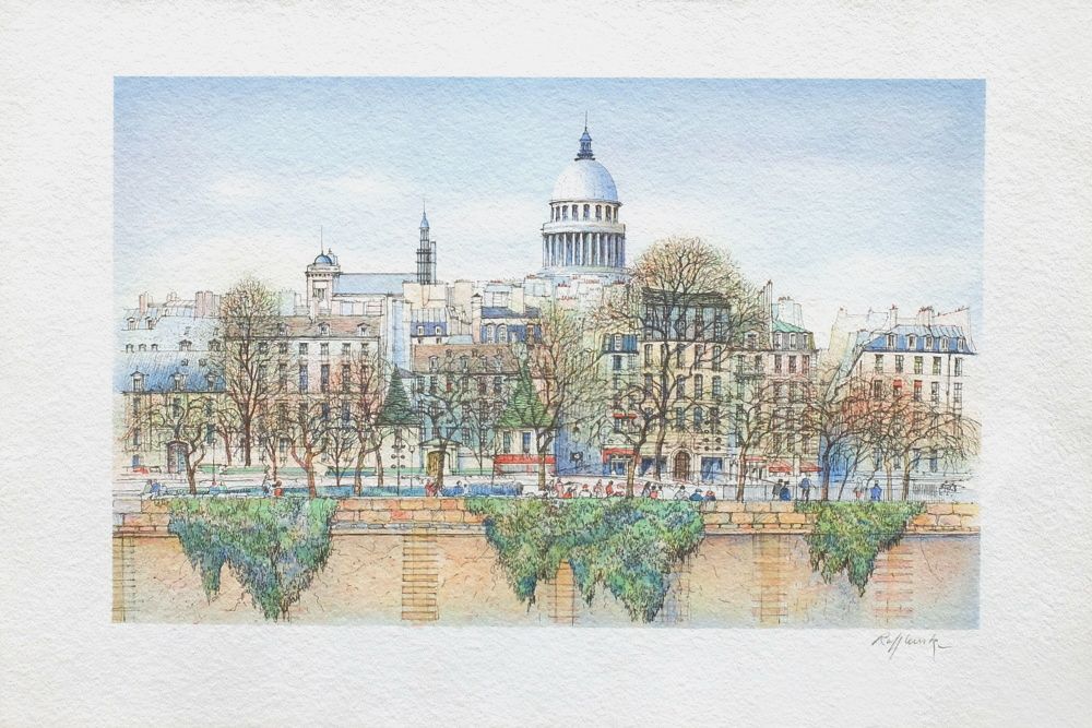 Paris, la Seine et le Panthéon