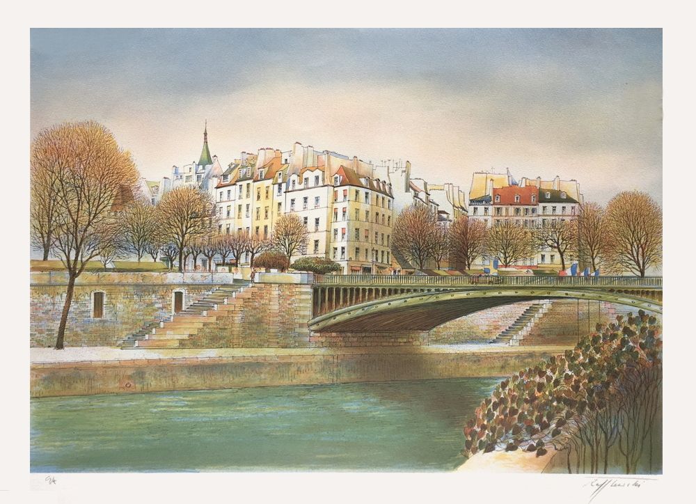 Paris - Le Petit Pont et le quai Saint Michel