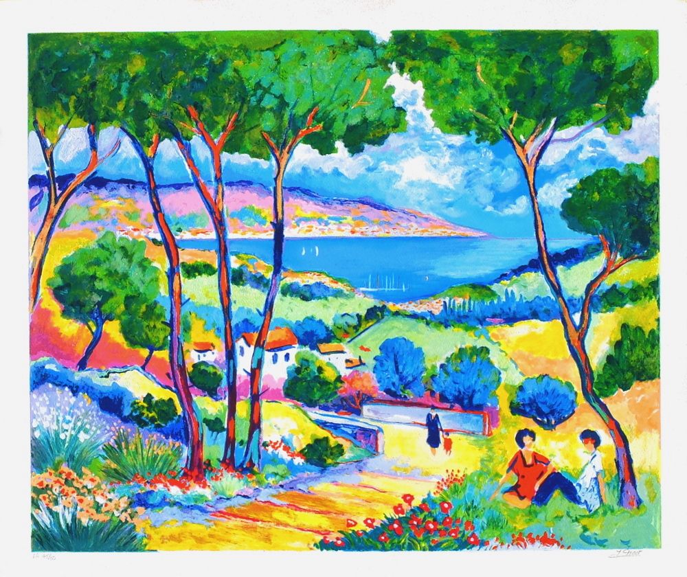 French Riviera - Repos sous les pins