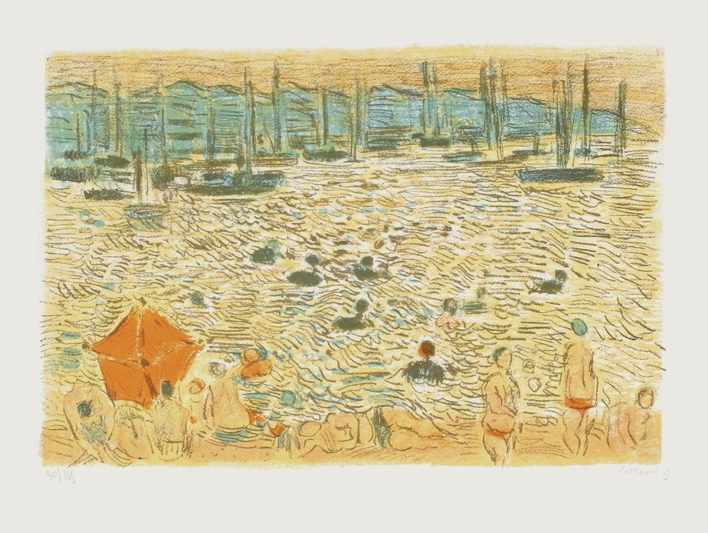 La plage de Golfe Juan