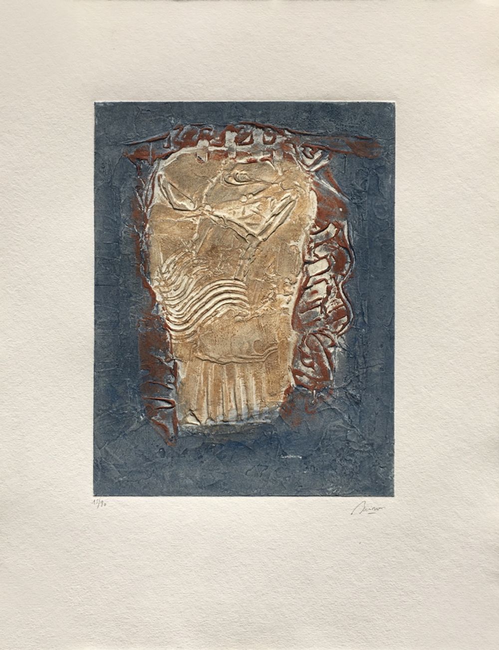 Visage ocre I