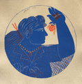 Femme et rose