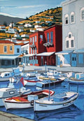 En Méditerranée : le port d'Hydra