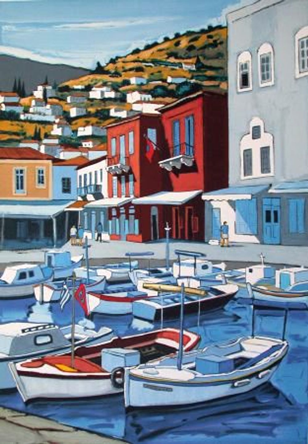 En Méditerranée : le port d'Hydra