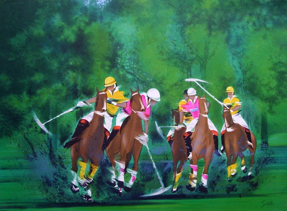 Partie de polo