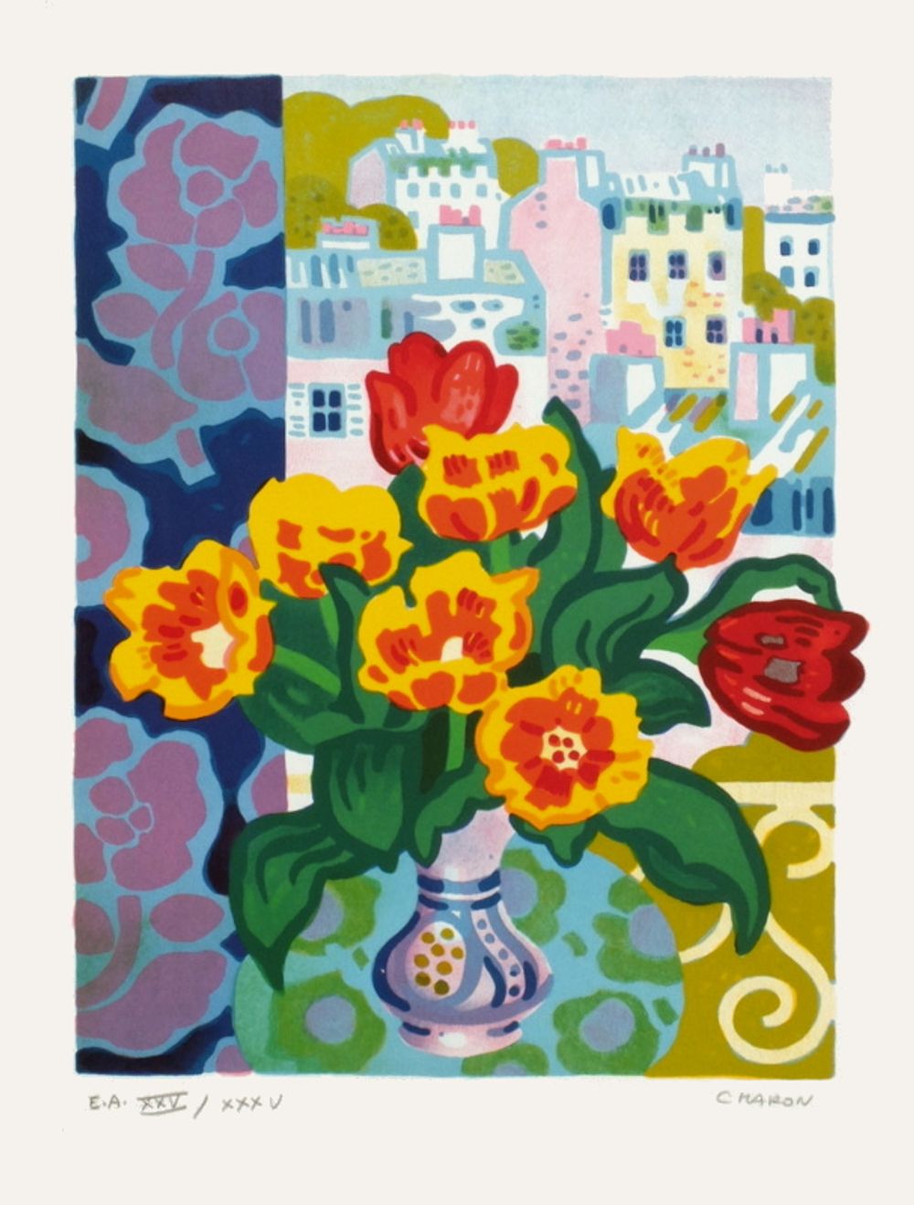Tulipes à Paris
