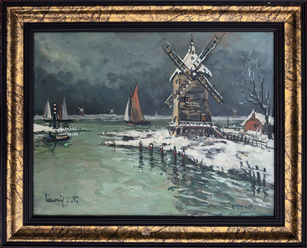 Bord de l'Escaut près d'Anvers — vue 2