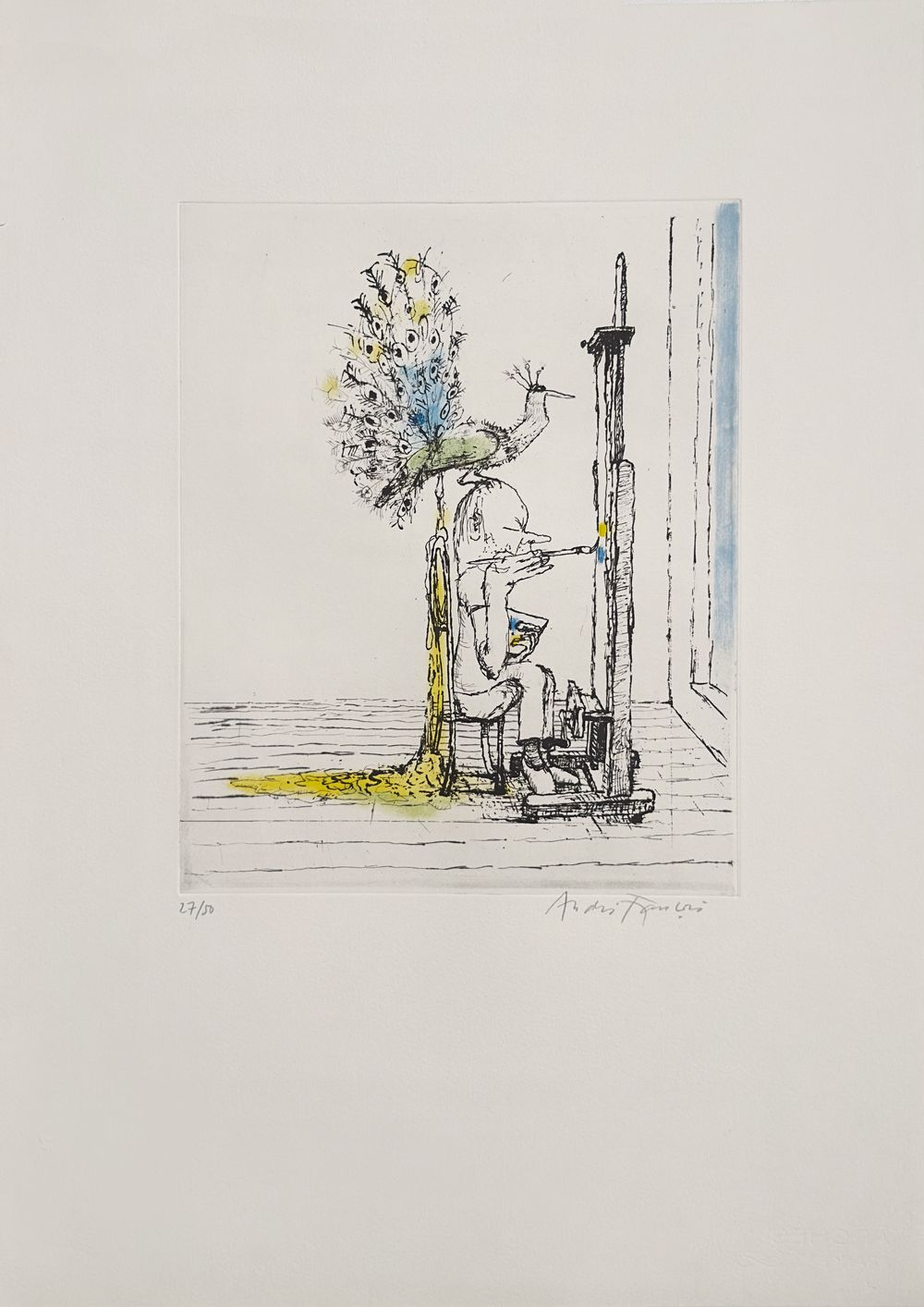 Le peintre au chevalet